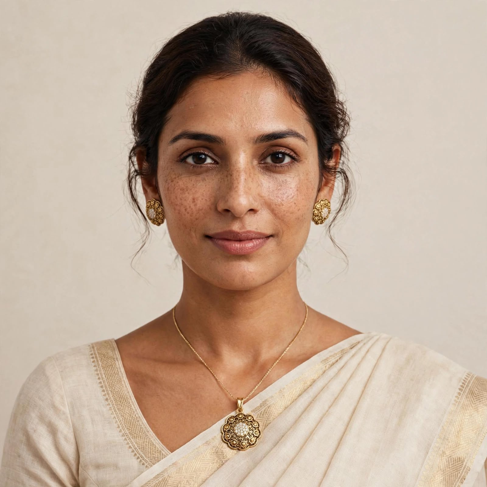 Mayil Peacock Pendant Set