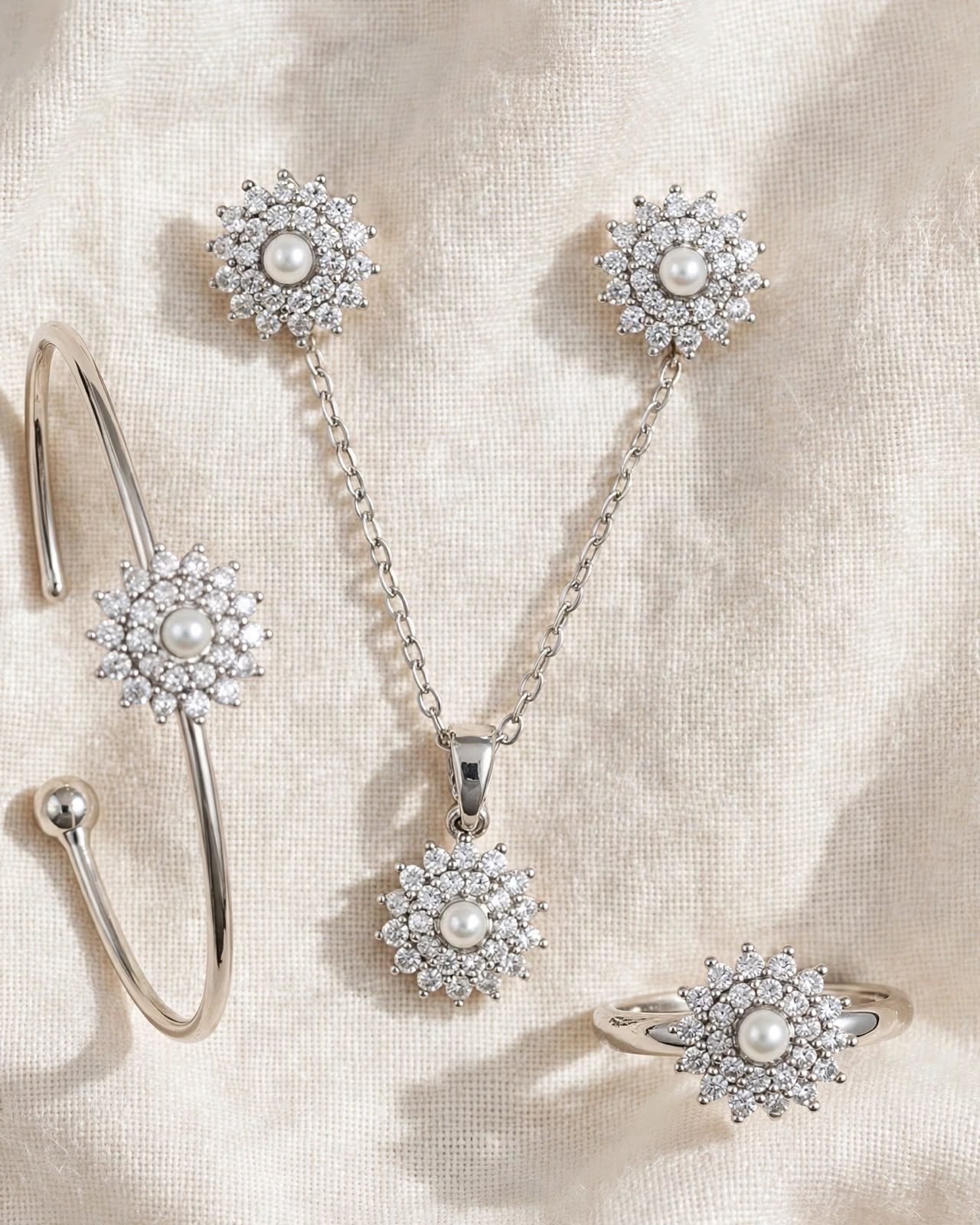 Stella Pearl Bloom 4-Piece Set