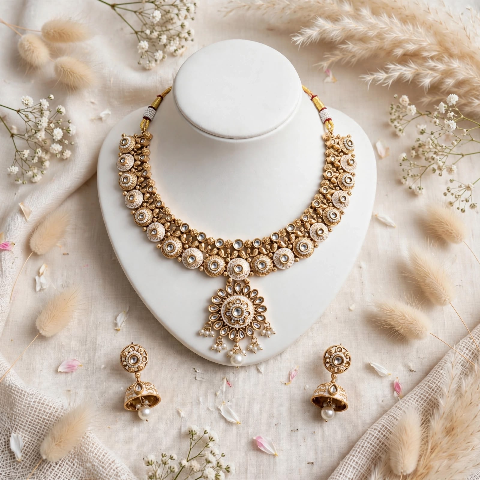 Kundan Bloom Bridal Set
